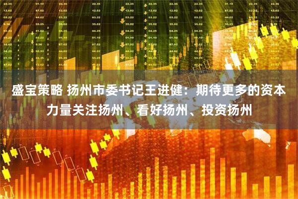 盛宝策略 扬州市委书记王进健：期待更多的资本力量关注扬州、看好扬州、投资扬州