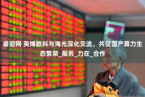睿迎网 英博数科与海光深化交流，共促国产算力生态繁荣_服务_力在_合作