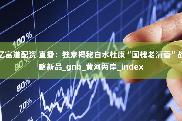 亿富道配资 直播：独家揭秘白水杜康“国槐老清香”战略新品_gnb_黄河两岸_index